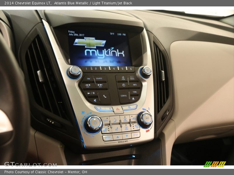 Atlantis Blue Metallic / Light Titanium/Jet Black 2014 Chevrolet Equinox LT