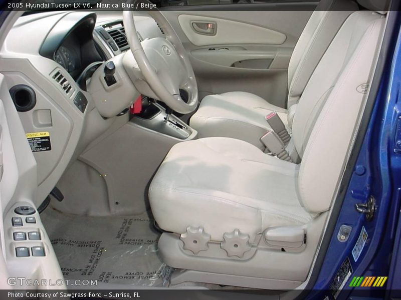 Nautical Blue / Beige 2005 Hyundai Tucson LX V6