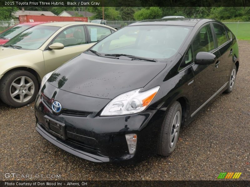 Black / Dark Gray 2015 Toyota Prius Three Hybrid