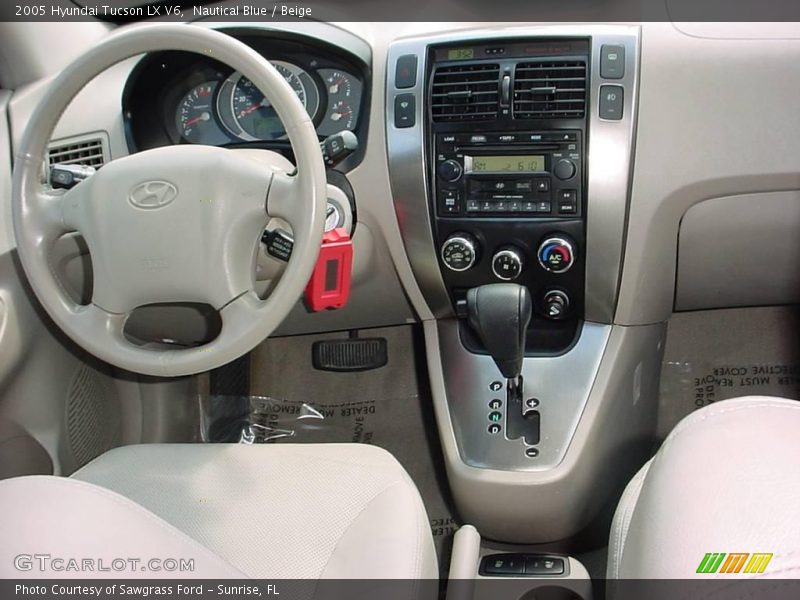 Nautical Blue / Beige 2005 Hyundai Tucson LX V6