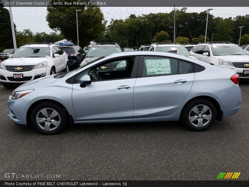 Arctic Blue Metallic / Jet Black 2017 Chevrolet Cruze LS