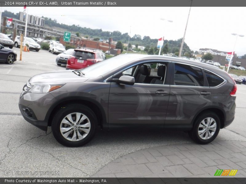 Urban Titanium Metallic / Black 2014 Honda CR-V EX-L AWD