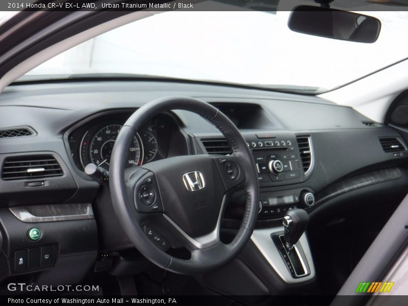 Urban Titanium Metallic / Black 2014 Honda CR-V EX-L AWD