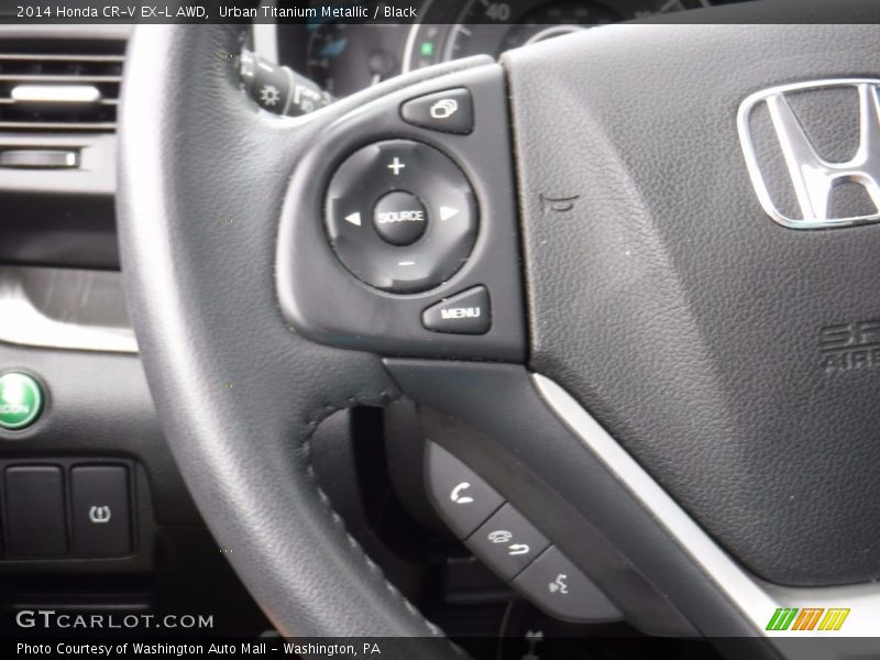 Urban Titanium Metallic / Black 2014 Honda CR-V EX-L AWD