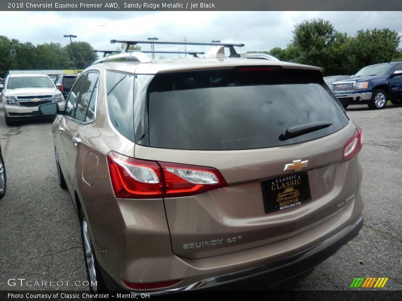 Sandy Ridge Metallic / Jet Black 2018 Chevrolet Equinox Premier AWD