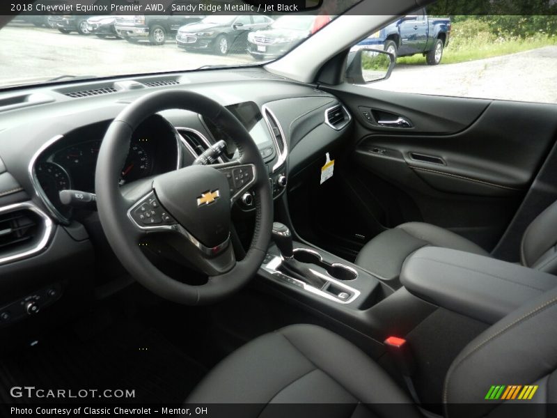 Sandy Ridge Metallic / Jet Black 2018 Chevrolet Equinox Premier AWD