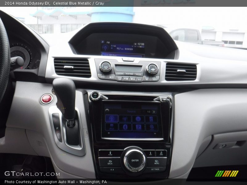 Celestial Blue Metallic / Gray 2014 Honda Odyssey EX