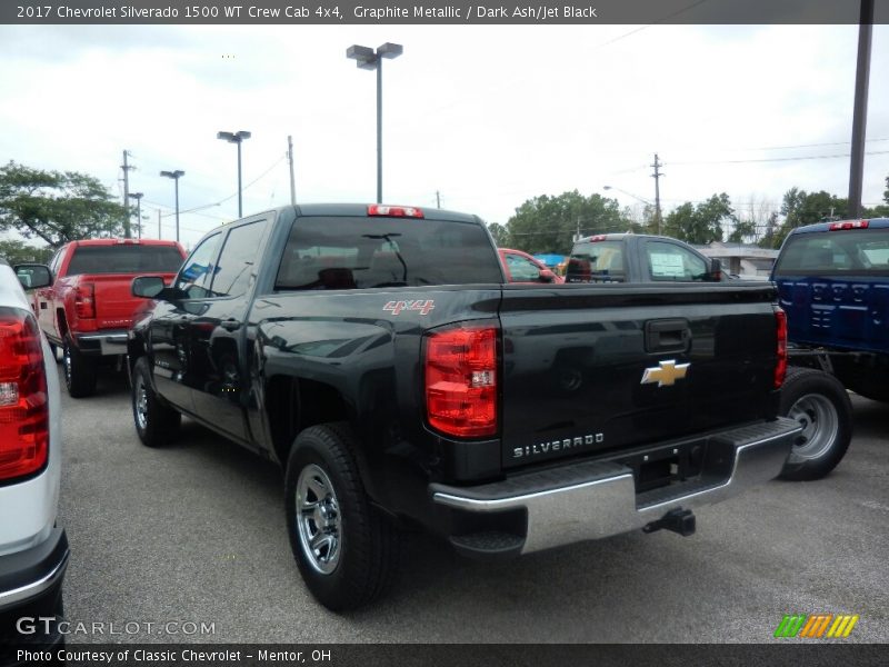 Graphite Metallic / Dark Ash/Jet Black 2017 Chevrolet Silverado 1500 WT Crew Cab 4x4