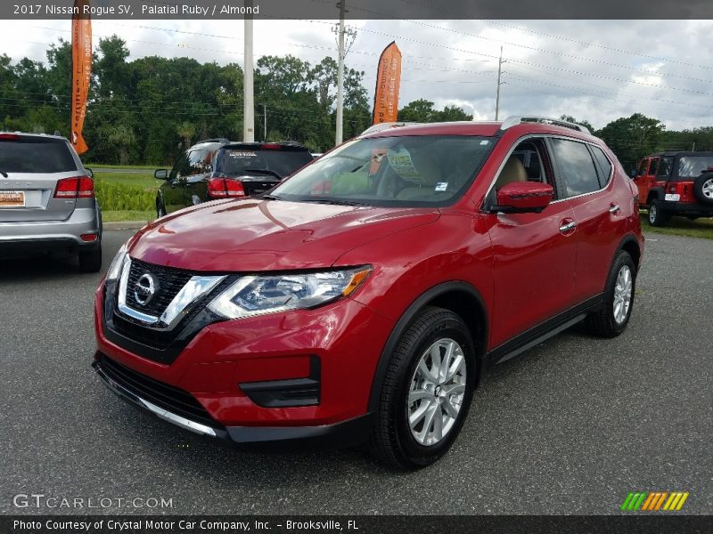 Palatial Ruby / Almond 2017 Nissan Rogue SV