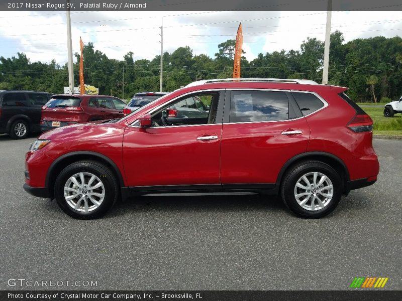 Palatial Ruby / Almond 2017 Nissan Rogue SV