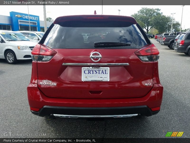 Palatial Ruby / Almond 2017 Nissan Rogue SV