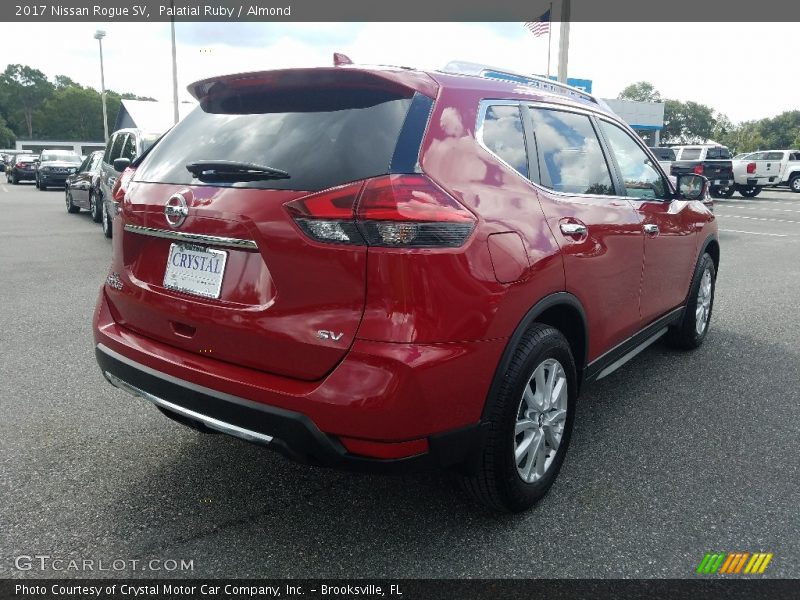 Palatial Ruby / Almond 2017 Nissan Rogue SV
