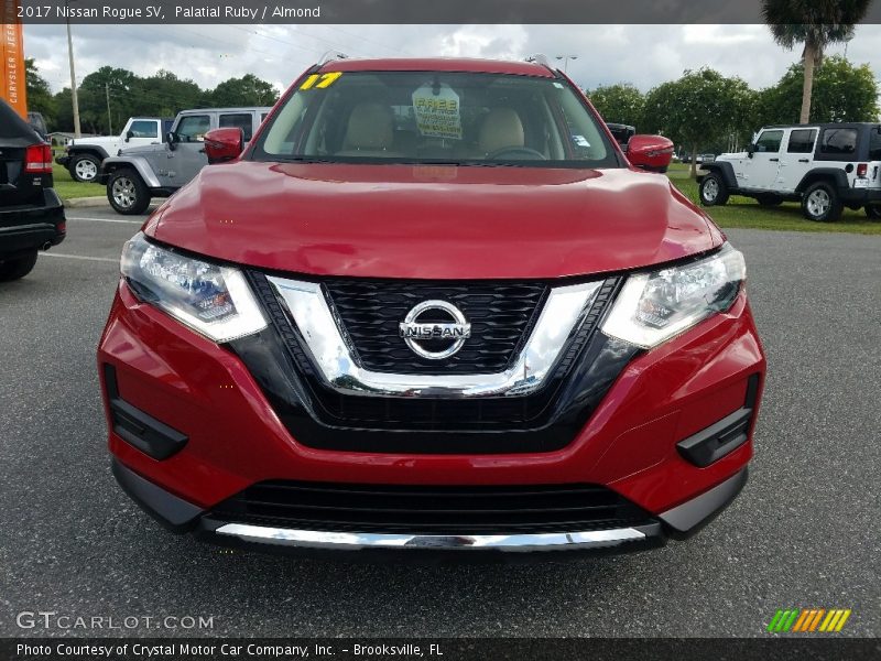 Palatial Ruby / Almond 2017 Nissan Rogue SV