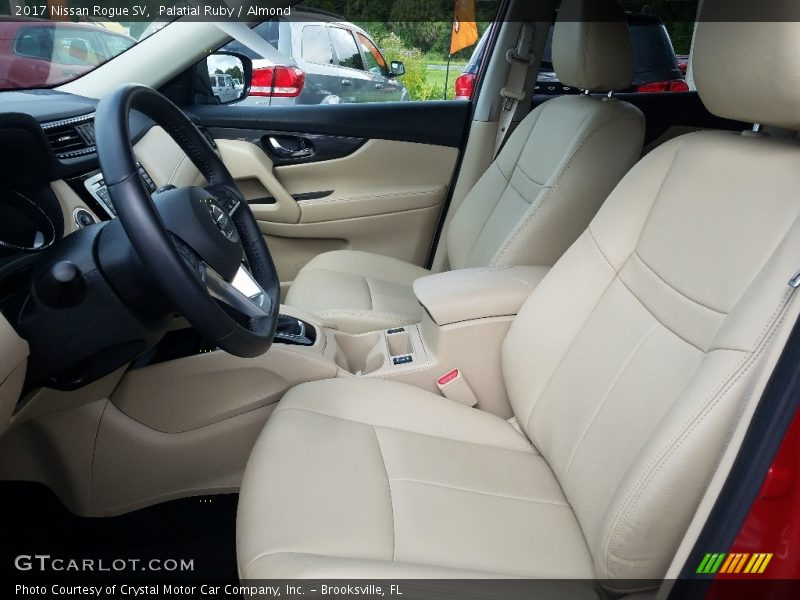  2017 Rogue SV Almond Interior