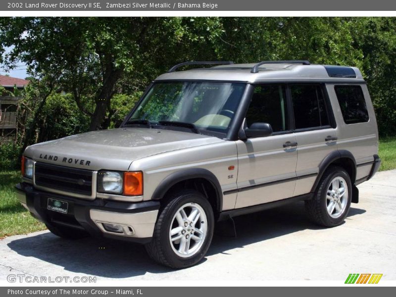 Zambezi Silver Metallic / Bahama Beige 2002 Land Rover Discovery II SE