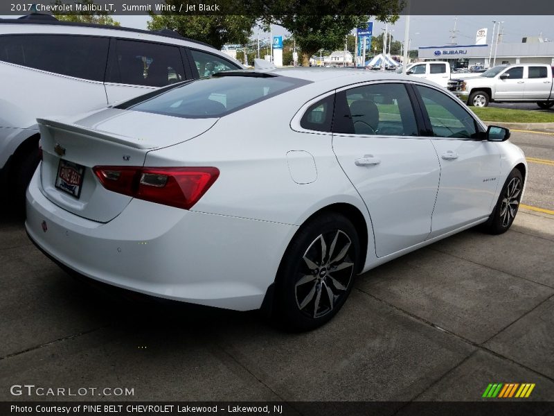 Summit White / Jet Black 2017 Chevrolet Malibu LT