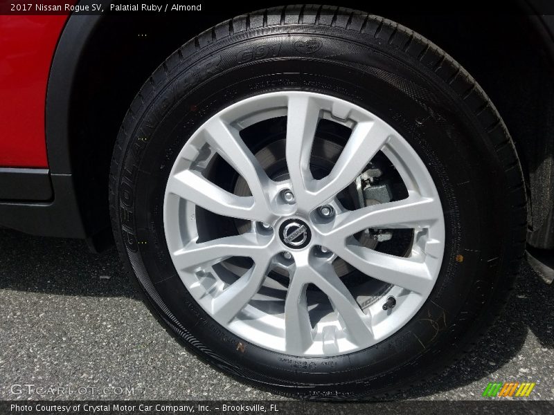 Palatial Ruby / Almond 2017 Nissan Rogue SV