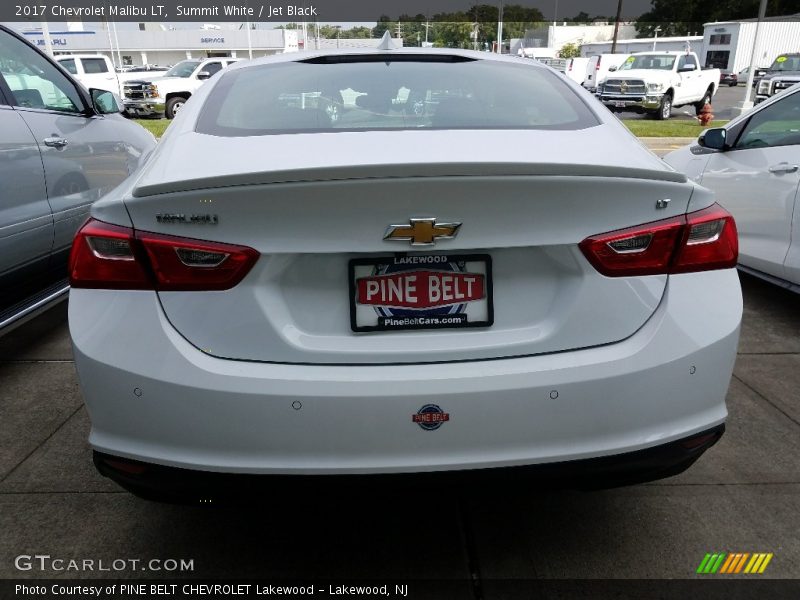 Summit White / Jet Black 2017 Chevrolet Malibu LT