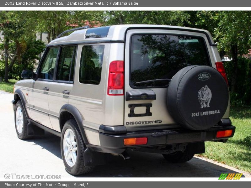 Zambezi Silver Metallic / Bahama Beige 2002 Land Rover Discovery II SE