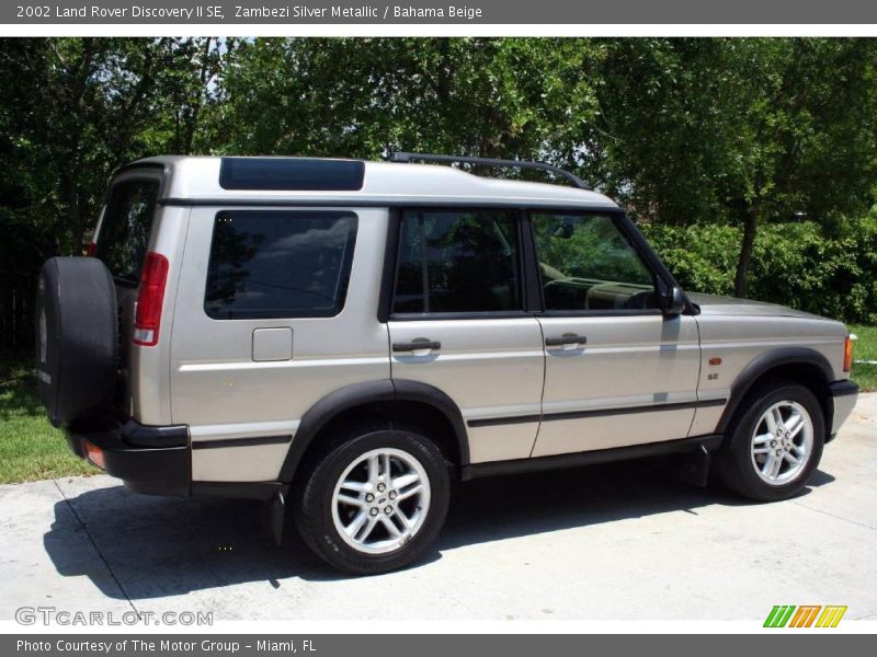 Zambezi Silver Metallic / Bahama Beige 2002 Land Rover Discovery II SE