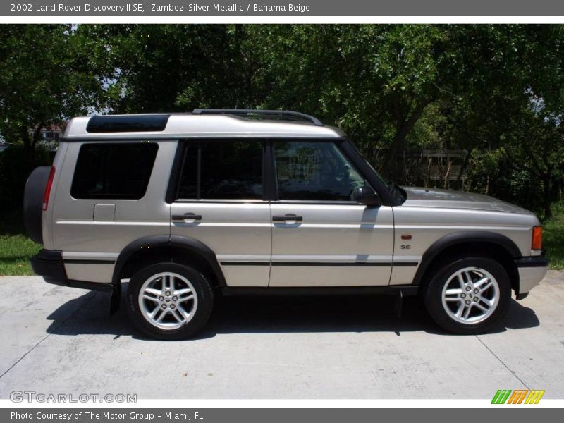 Zambezi Silver Metallic / Bahama Beige 2002 Land Rover Discovery II SE