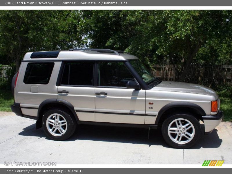 Zambezi Silver Metallic / Bahama Beige 2002 Land Rover Discovery II SE