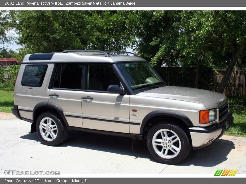 Zambezi Silver Metallic / Bahama Beige 2002 Land Rover Discovery II SE