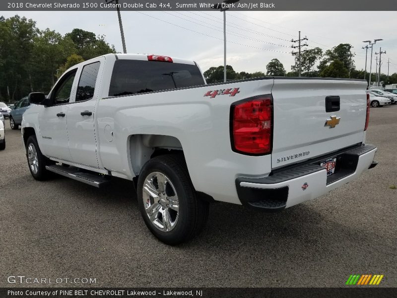Summit White / Dark Ash/Jet Black 2018 Chevrolet Silverado 1500 Custom Double Cab 4x4