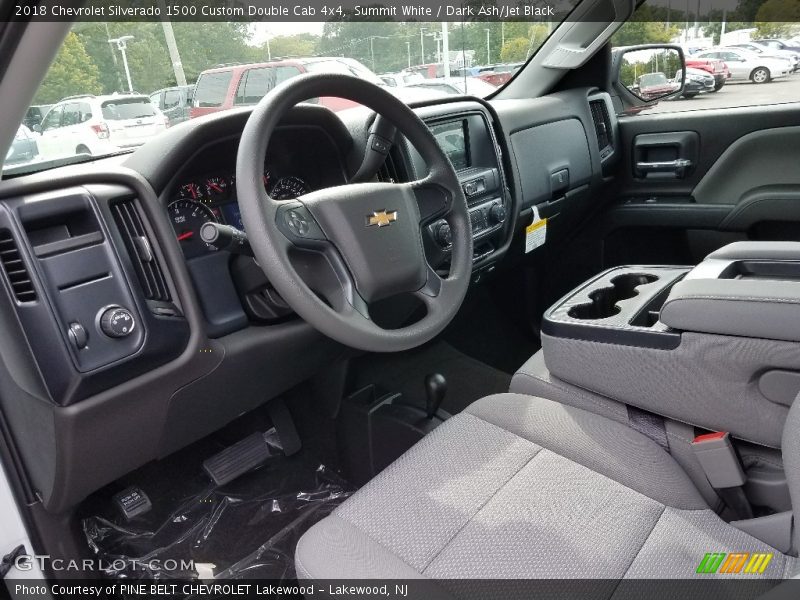 Summit White / Dark Ash/Jet Black 2018 Chevrolet Silverado 1500 Custom Double Cab 4x4