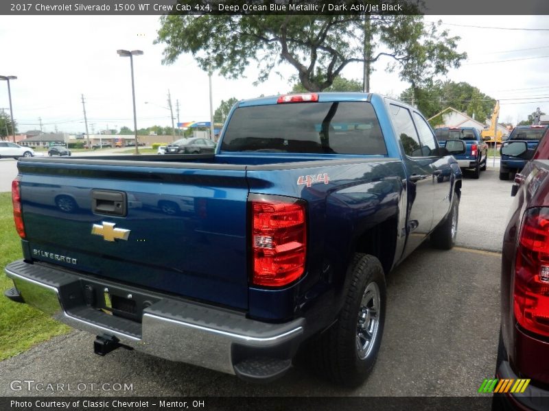 Deep Ocean Blue Metallic / Dark Ash/Jet Black 2017 Chevrolet Silverado 1500 WT Crew Cab 4x4