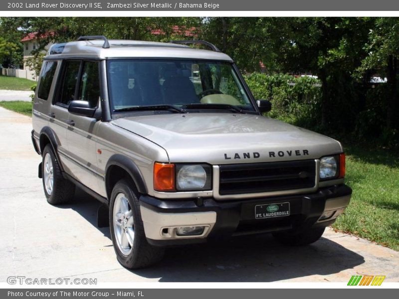 Zambezi Silver Metallic / Bahama Beige 2002 Land Rover Discovery II SE