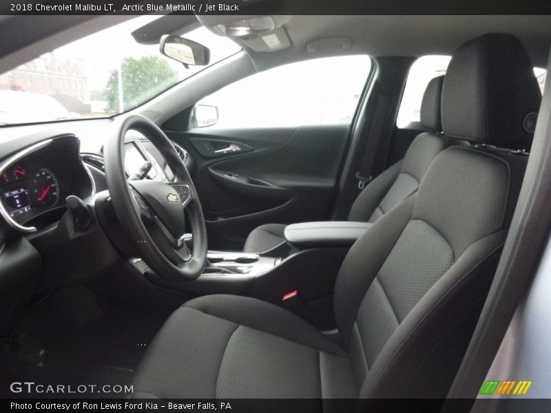 Arctic Blue Metallic / Jet Black 2018 Chevrolet Malibu LT
