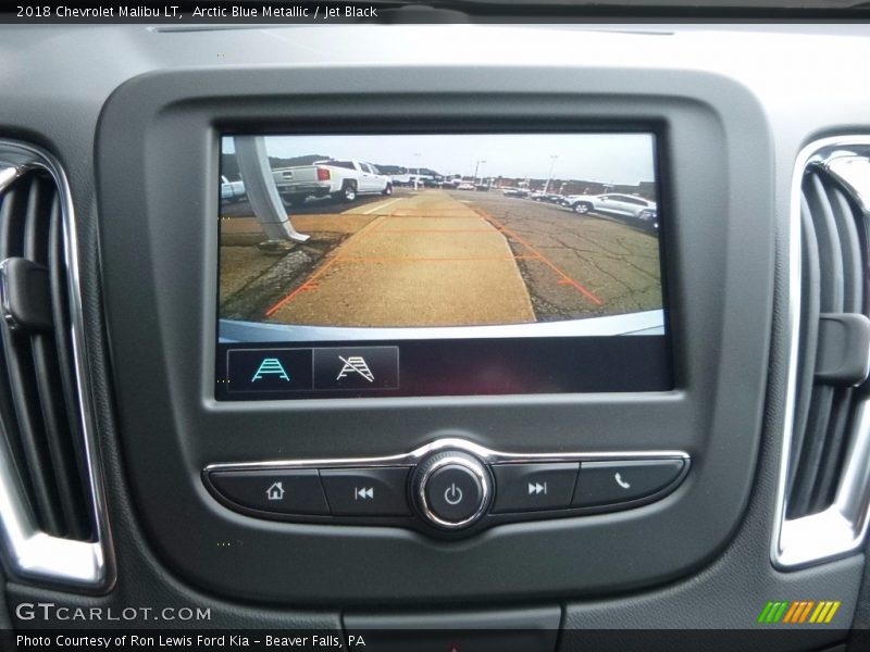 Arctic Blue Metallic / Jet Black 2018 Chevrolet Malibu LT