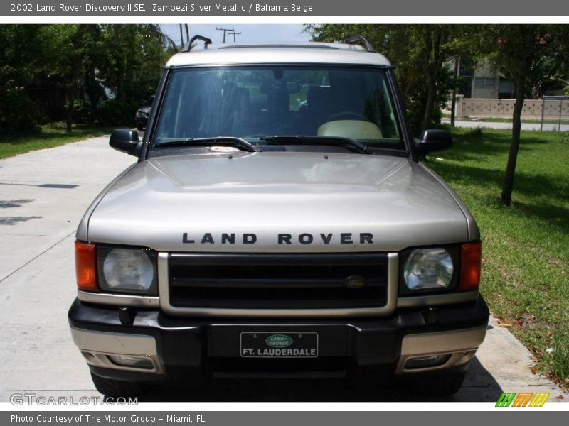 Zambezi Silver Metallic / Bahama Beige 2002 Land Rover Discovery II SE