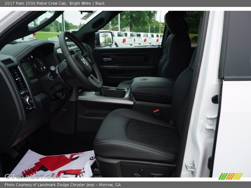 Bright White / Black 2017 Ram 1500 Rebel Crew Cab