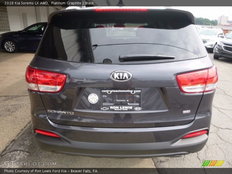 Platinum Graphite / Black 2018 Kia Sorento LX AWD