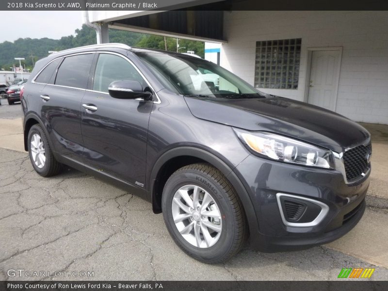 Platinum Graphite / Black 2018 Kia Sorento LX AWD