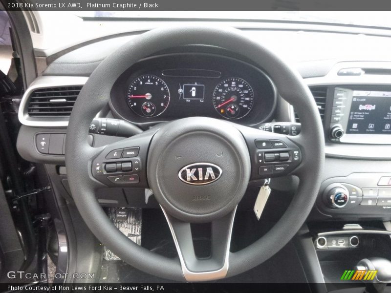 Platinum Graphite / Black 2018 Kia Sorento LX AWD