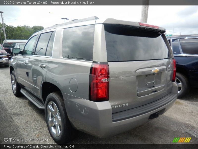 Pepperdust Metallic / Jet Black 2017 Chevrolet Tahoe LS 4WD