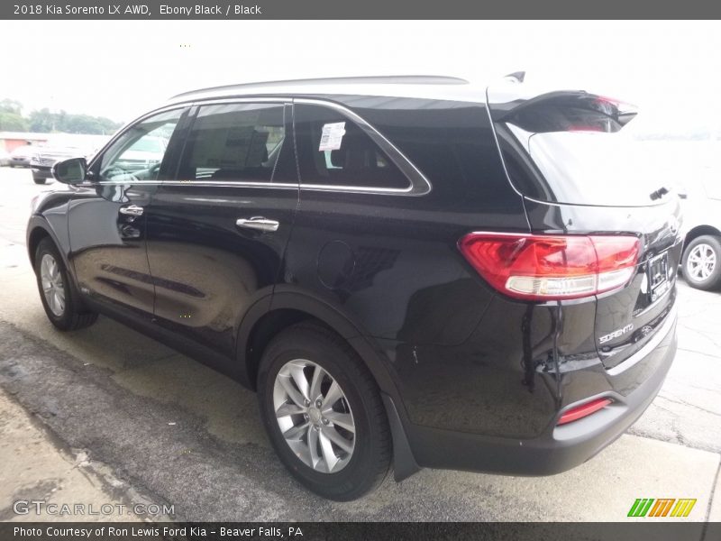 Ebony Black / Black 2018 Kia Sorento LX AWD