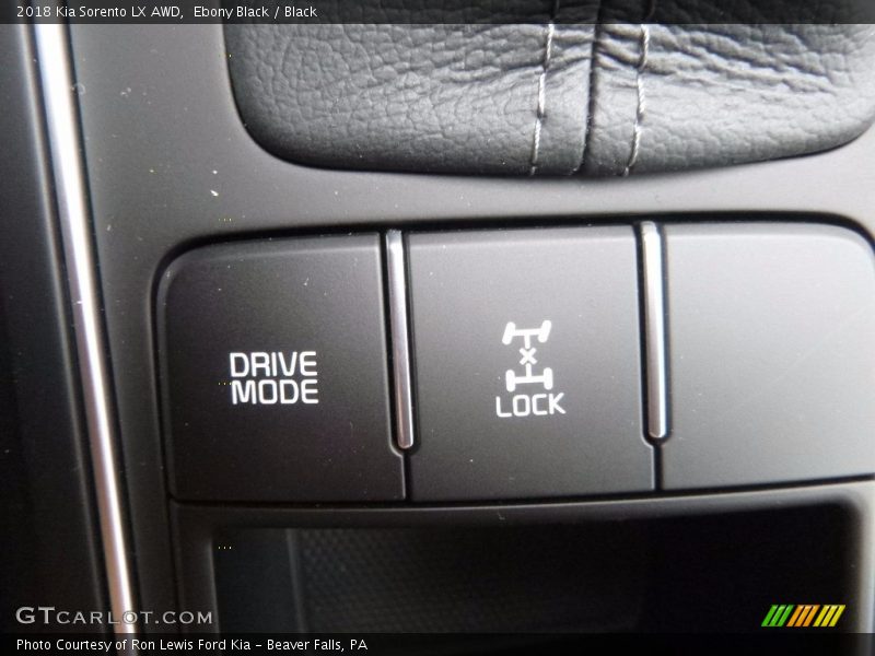 Ebony Black / Black 2018 Kia Sorento LX AWD