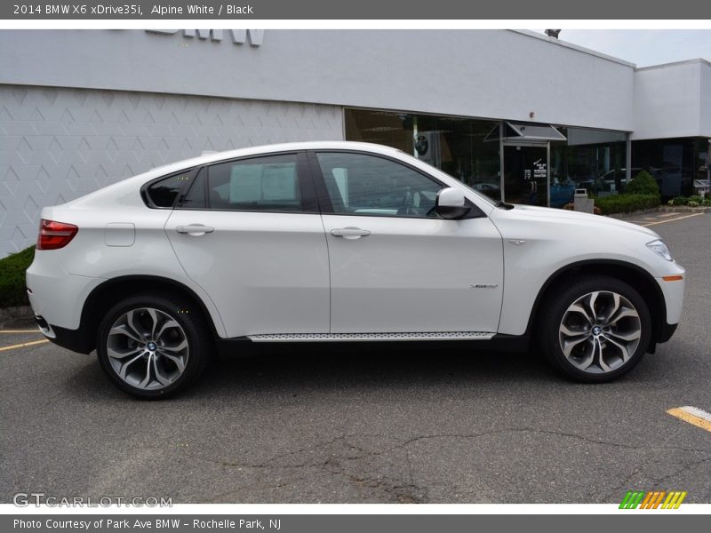 Alpine White / Black 2014 BMW X6 xDrive35i