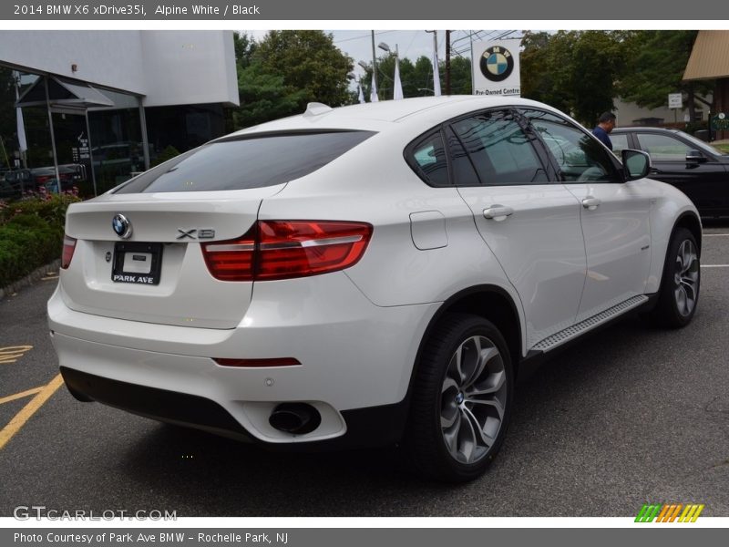 Alpine White / Black 2014 BMW X6 xDrive35i