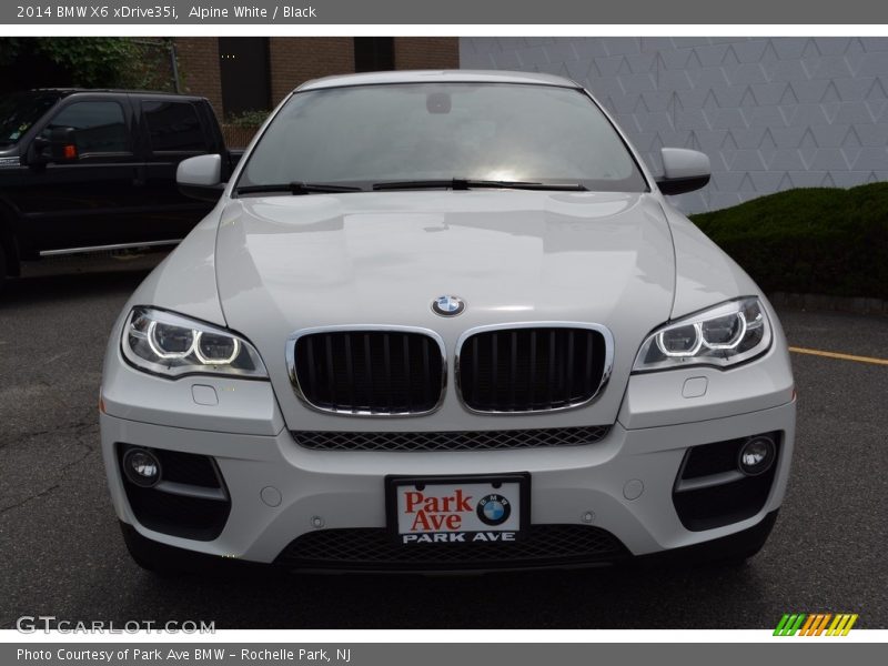 Alpine White / Black 2014 BMW X6 xDrive35i