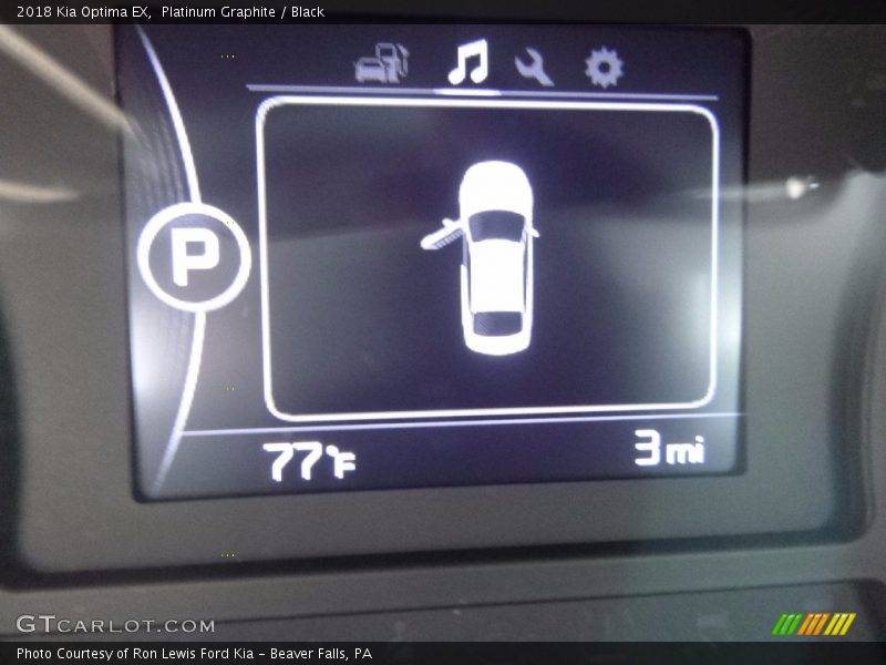 Platinum Graphite / Black 2018 Kia Optima EX