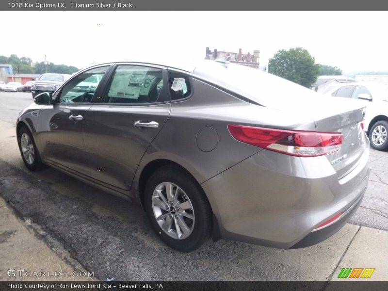 Titanium Silver / Black 2018 Kia Optima LX