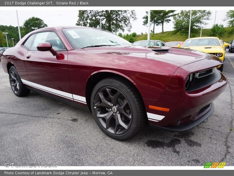 Octane Red / Black 2017 Dodge Challenger SXT