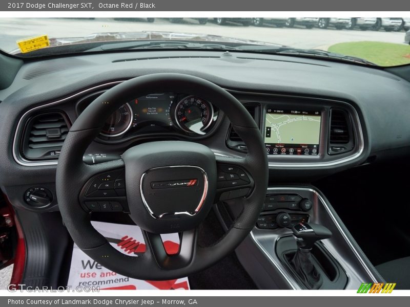 Octane Red / Black 2017 Dodge Challenger SXT