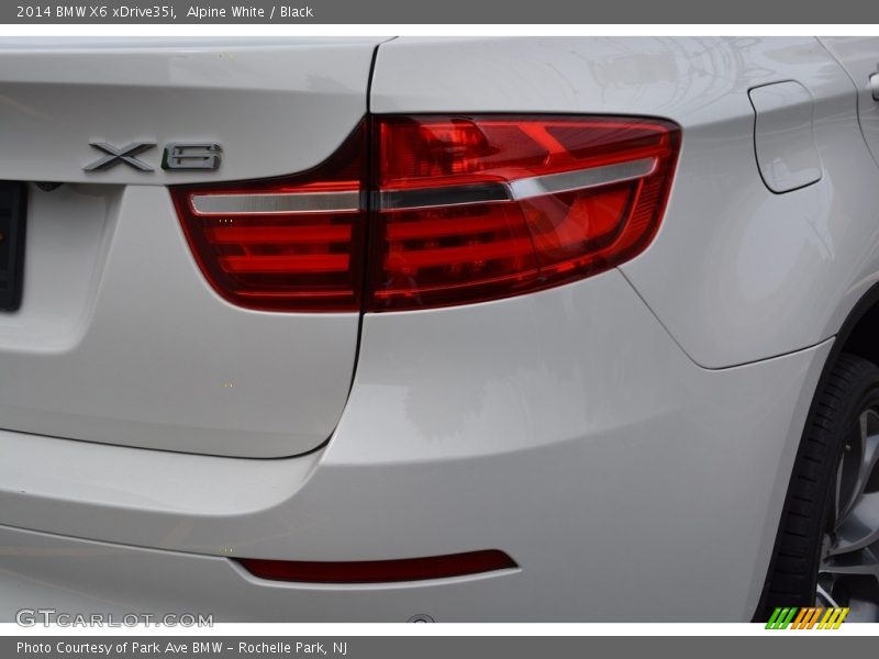 Alpine White / Black 2014 BMW X6 xDrive35i