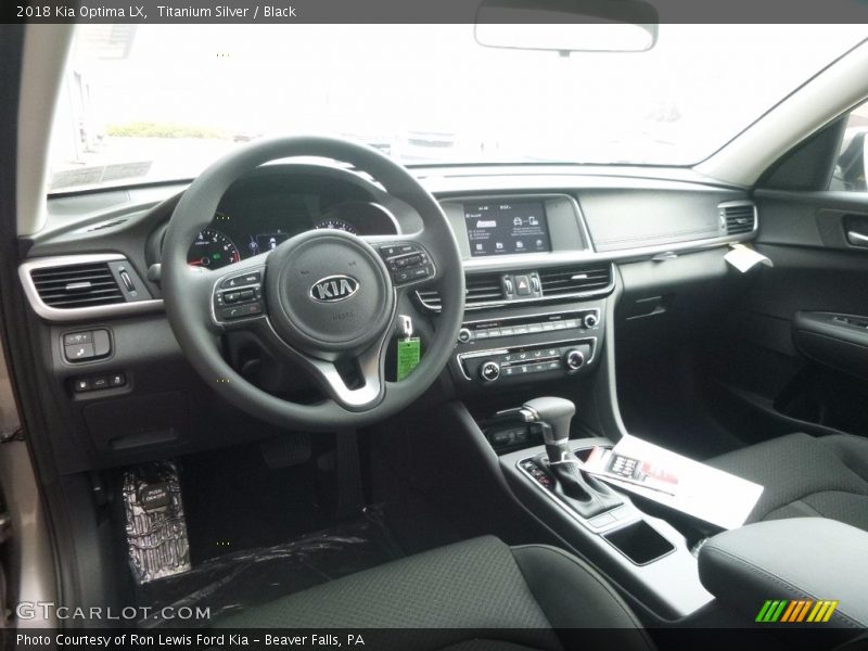 Titanium Silver / Black 2018 Kia Optima LX